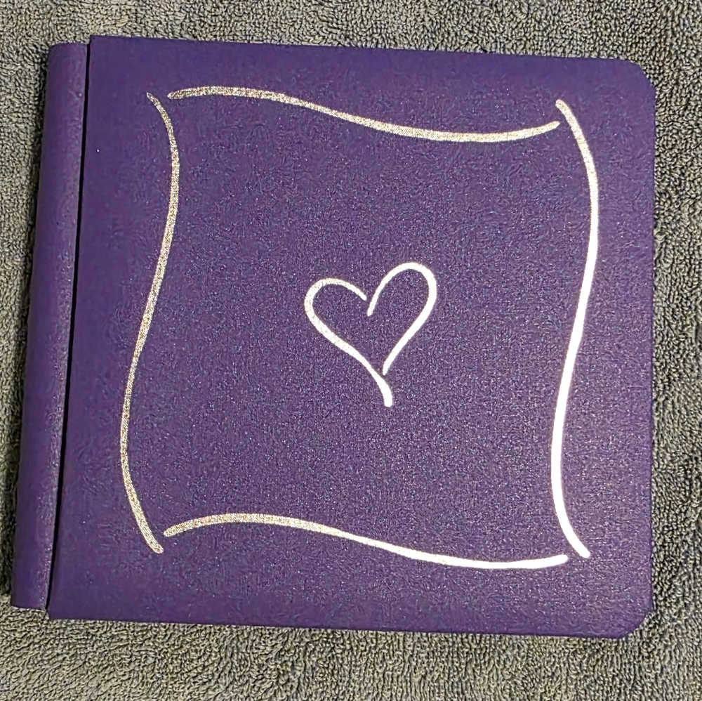 Purple Heart Design Notebook